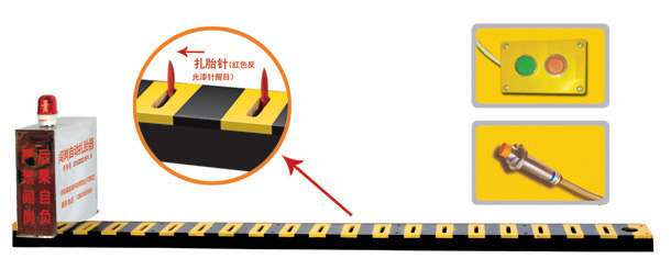 盐津县 V3嵌入式闯岗自动扎胎器/阻车器